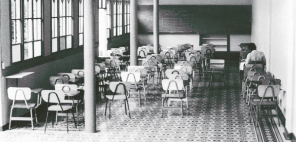 Primeras aulas UCIMED. Imagen archivo UCIMED